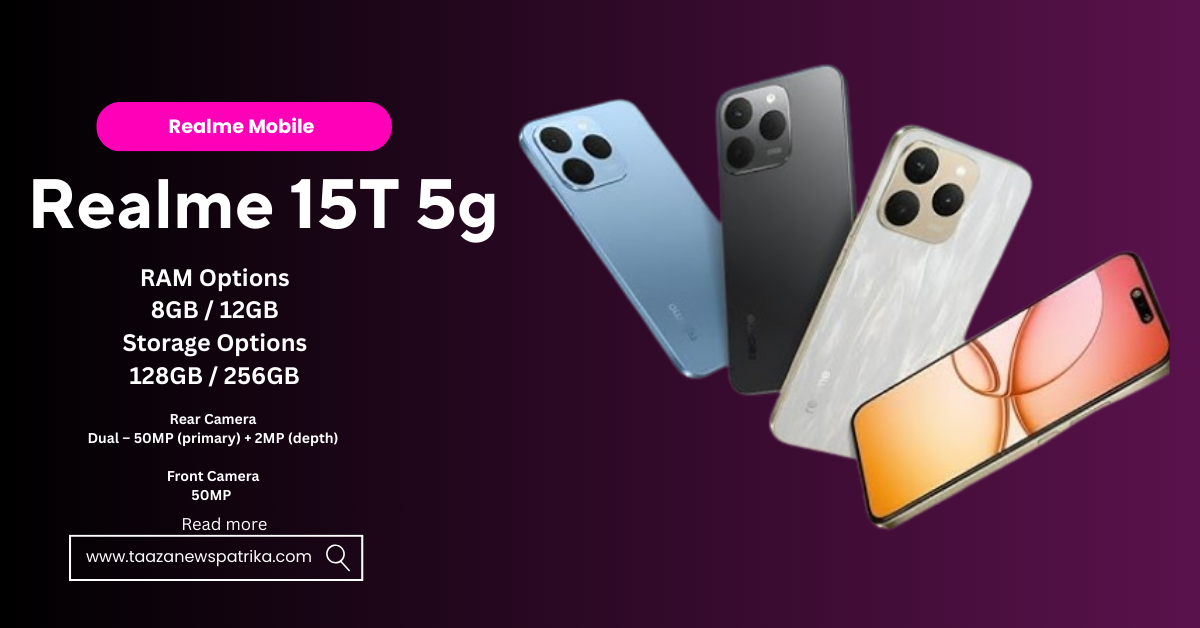 HOME 5 realme-15t-5g